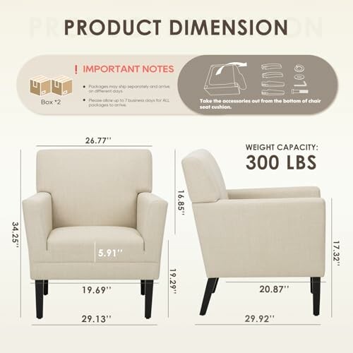 COLAMY Accent Chair Set