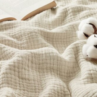 Bedsure Muslin Throw Blanket