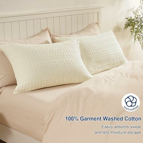 PHF Cotton Waffle Pillow Shams