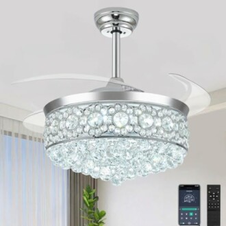 Deliyfans 42" Fandelier Ceiling Fan