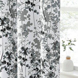KGORGE Grey Blackout Curtains