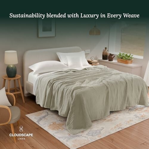 Soft 8 Layer Muslin Cotton Blankets Queen Size