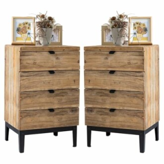 Wnutrees Farmhouse Nightstand