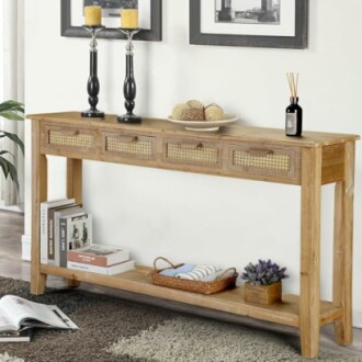 Wnutrees Farmhouse Console Table